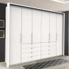 Kleiderschrank fürs Schlafzimmer mit Metallgriffen - Donpiave
