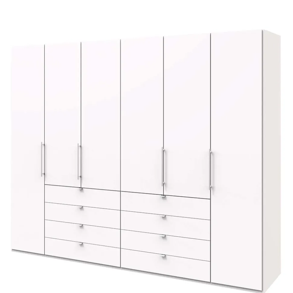 Kleiderschrank fürs Schlafzimmer mit Metallgriffen - Donpiave