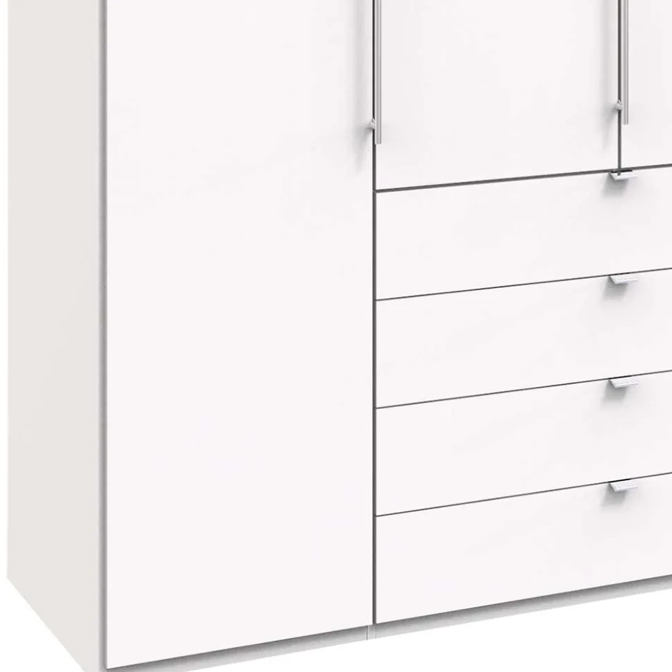 Kleiderschrank fürs Schlafzimmer mit Metallgriffen - Donpiave
