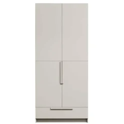 Kleiderschrank in Hellgrau - Anela