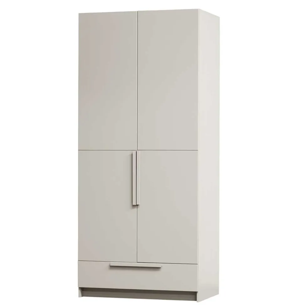 Kleiderschrank in Hellgrau - Anela