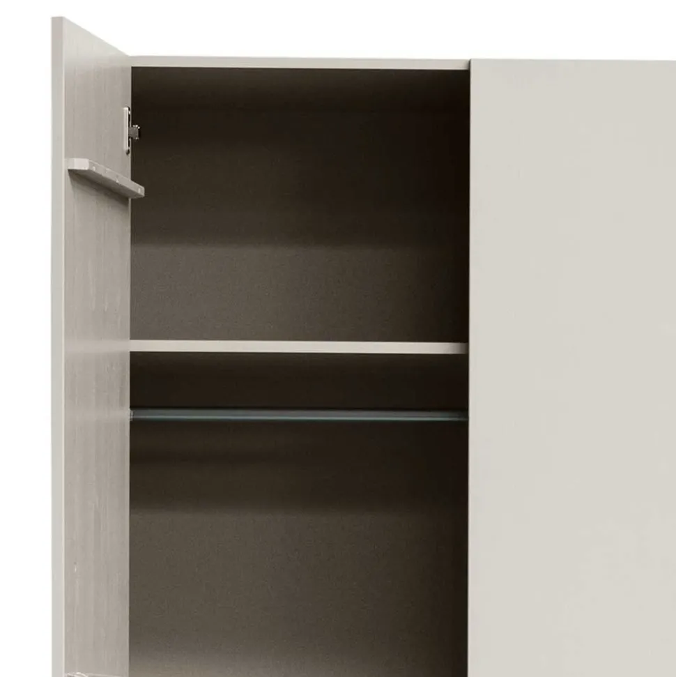 Kleiderschrank in Hellgrau - Anela
