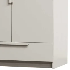 Kleiderschrank in Hellgrau - Anela
