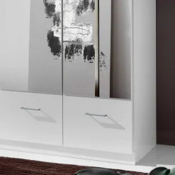 Kleiderschrank Mellevos in Weiß