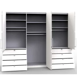 Kleiderschrank mit acht Schubladen - Bosays