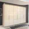 Kleiderschrank mit drei Schubladen & Falttüren - Rativian II