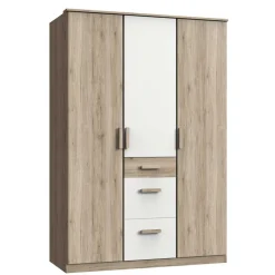 Kleiderschrank mit drei Schubladen & Türen - Folio