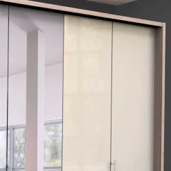 Kleiderschrank mit einer Spiegel Falttür - Rativian IV