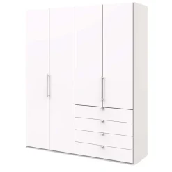 Kleiderschrank mit Falttüren & Schubladen - Donpiave