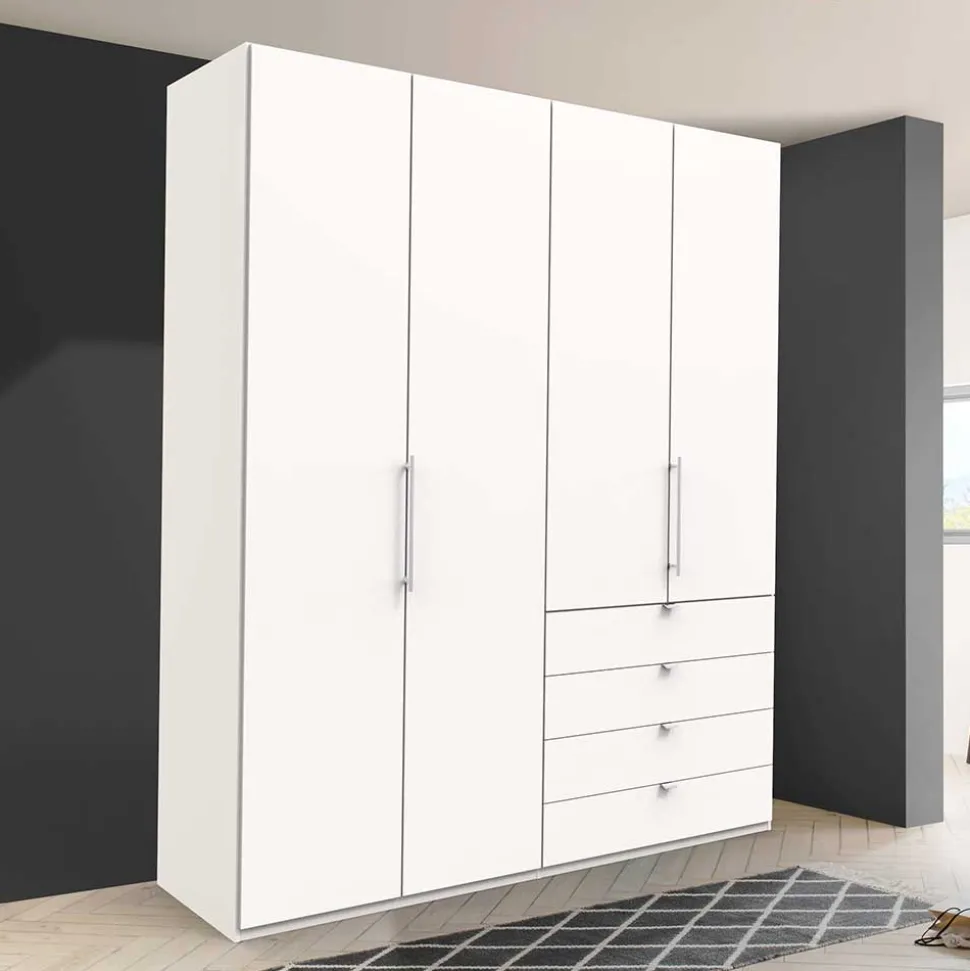 Kleiderschrank mit Falttüren & Schubladen - Donpiave