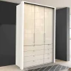 Kleiderschrank mit Gleittür & Schubladen - Zidarie