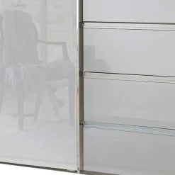 Kleiderschrank mit sechs Schubladen und drei Türen - Ectria