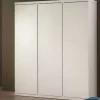 Kleiderschrank Raven in Weiß lackiert
