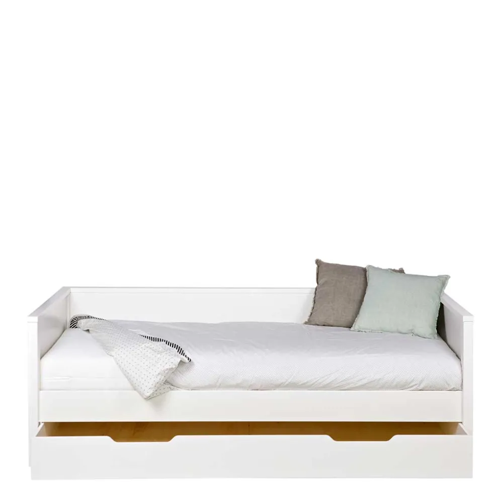 Kojenbett aus Kiefer massiv in Weiß - Blowering