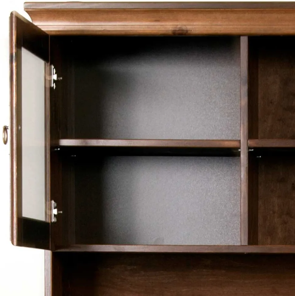 Kolonialstil Buffet in Kiefer dunkel - Jurcavs