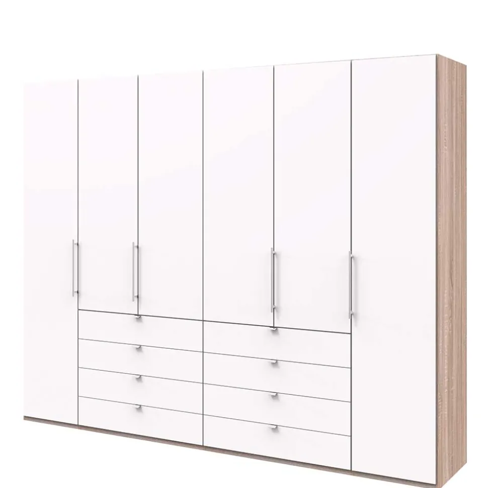 Kombi Kleiderschrank mit Schubkästen und Falttüren - Vaclyn