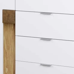 Kombi Sideboard in Weiß & Asteiche - Solvidda