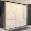 Kombi-Kleiderschrank mit acht Schubladen - Champ