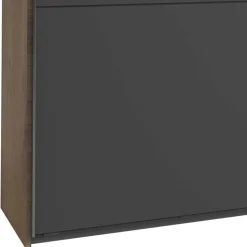 Kombi-Kleiderschrank mit offenen Fächern - Bafata