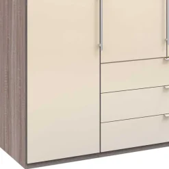 Kombi-Schlafzimmer-Kleiderschrank in Creme - Casilla