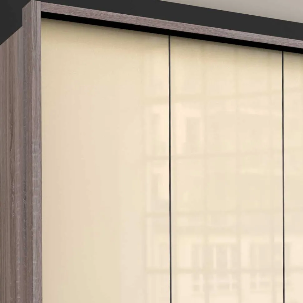 Kombi-Schlafzimmer-Kleiderschrank in Creme - Casilla