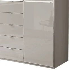 Kombi-Schlafzimmerschrank mit fünf Schubladen - Nucina