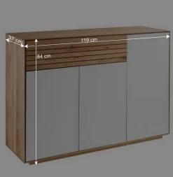 Kommode aus Asteiche Massivholz - Zonga