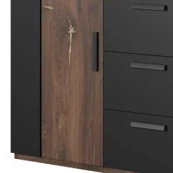 Kommode fürs Schlafzimmer in Eiche Dunkel - Prabhaa