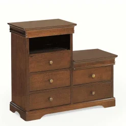Kommode im Stufendesign in Nussbaum - Lemerzi