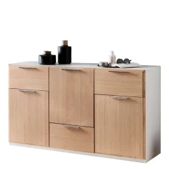 Kommode in Asteiche Bianco & Weiß - Rodicco