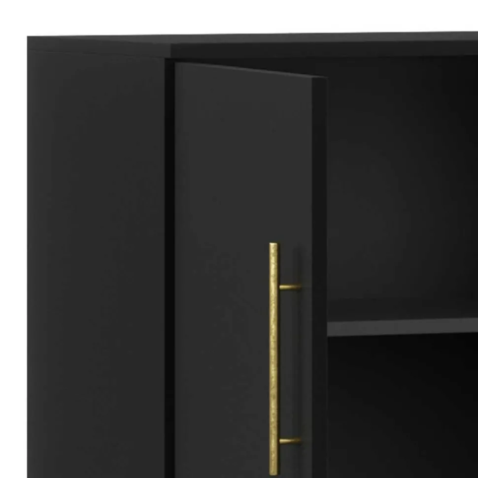 Kommode in Schwarz mit Gold - Groot