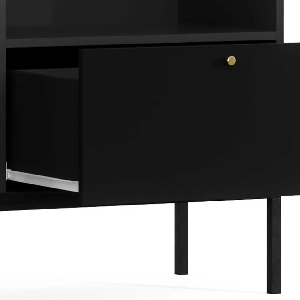 Kommode in Schwarz mit Gold - Groot
