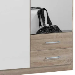 Kompakter Kombi-Kleiderschrank 91x199x58 cm - Grands