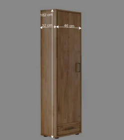 Komplett Flureinrichtung aus Holz - Teano (fünfteilig)