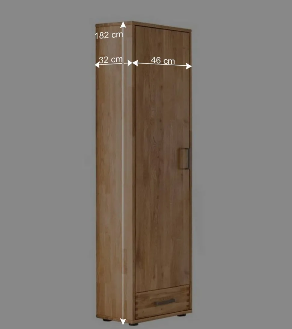 Komplett Flureinrichtung aus Holz - Teano (fünfteilig)