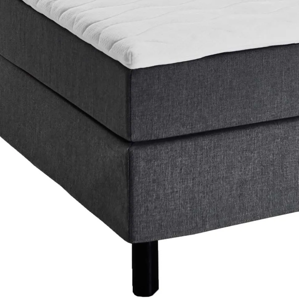 Komplettbett in Anthrazit für Dachzimmer - Condo