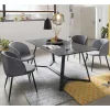 Komplette Essgruppe im Industrial Style - Calist (fünfteilig)