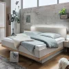 Kunstleder Design Bett mit Licht am Kopfteil - Crascanu