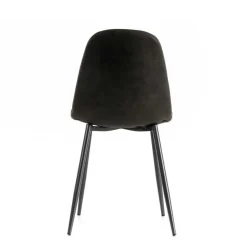 Kunstleder Schalenstuhl in Anthrazit - Mocart (4er Set)