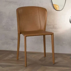 Kunstleder Stuhl komplett bezogen - Matrera (2er Set)