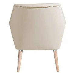 Kunstledersessel in Beige - Dave
