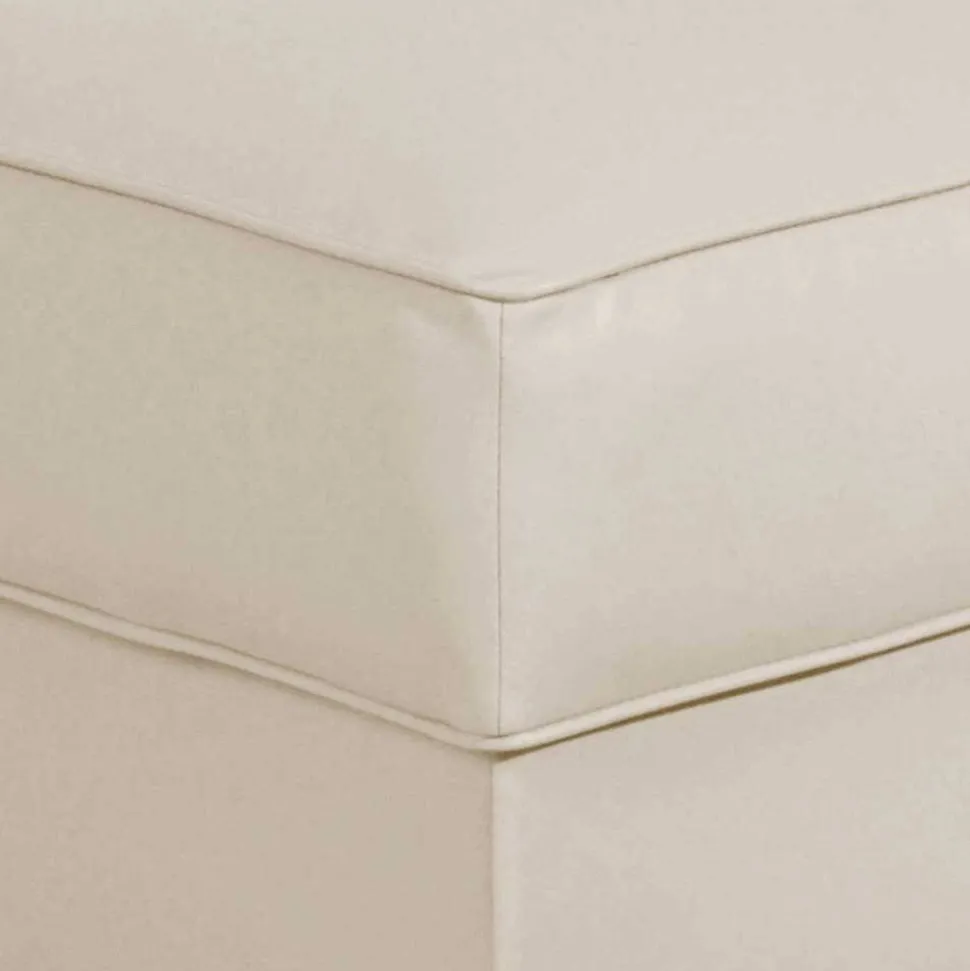 Kunstledersessel in Beige mit Buche Natur - Charleen