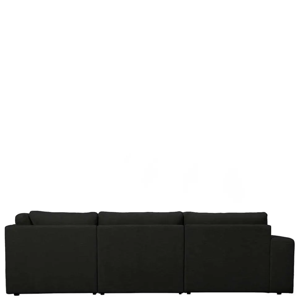 L Sofa aus Webstoff in Anthrazit - Jilatov
