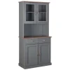 Landhaus Buffetschrank in Grau & Braun - Nepplan