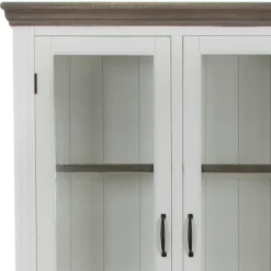 Landhaus Buffetschrank in Weiß & Graubraun - Bleaks