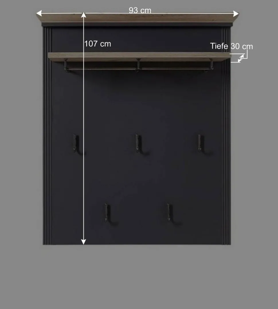 Landhaus Dielenmöbel Kombi Set - Thumbs (fünfteilig)