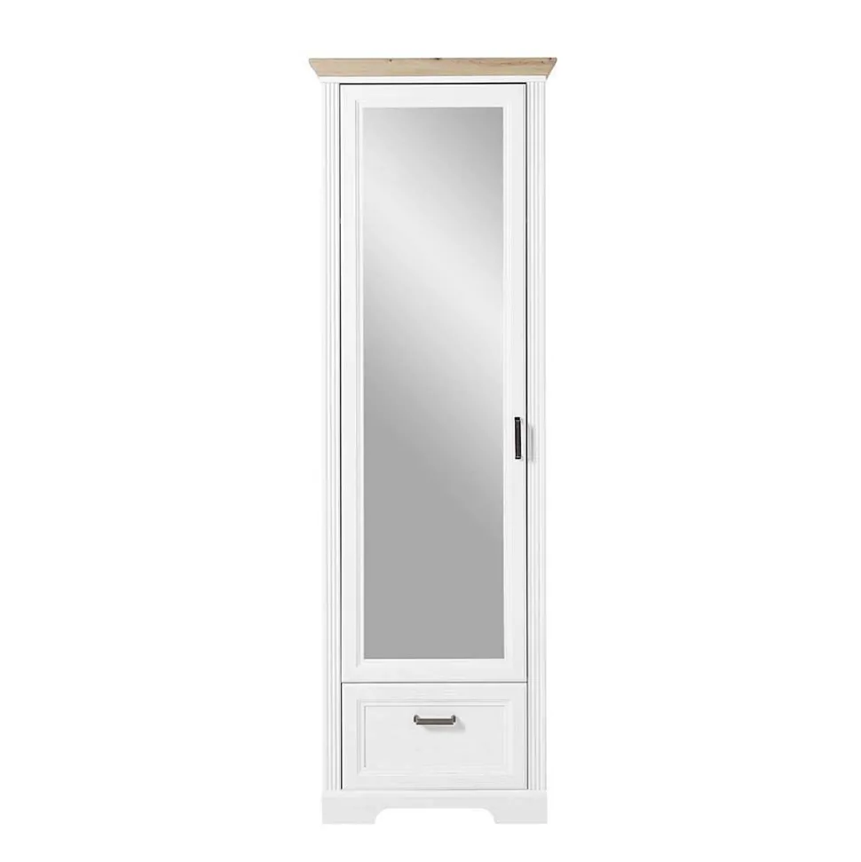 Landhaus Dielenmöbel Set zweifarbig - Nurelcas (dreiteilig)