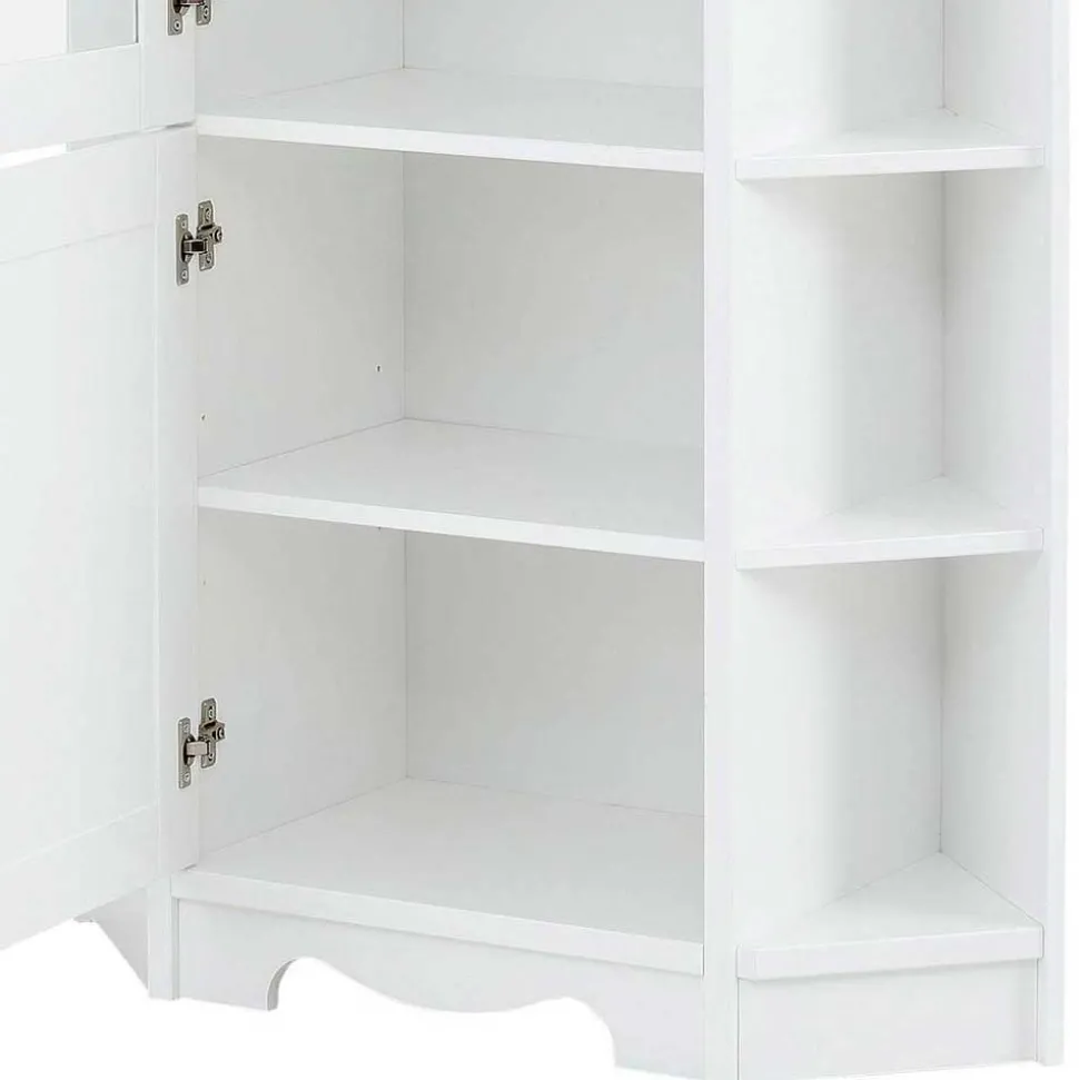 Landhaus Eckvitrine aus Kiefer zweifarbig - Ribeiro