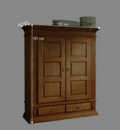 Landhaus Kleiderschrank aus Fichte - Futura