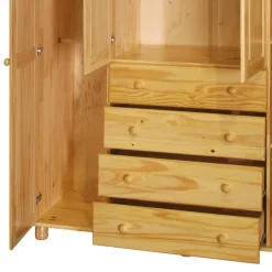Landhaus Kleiderschrank aus Kiefernholz - Lajuna